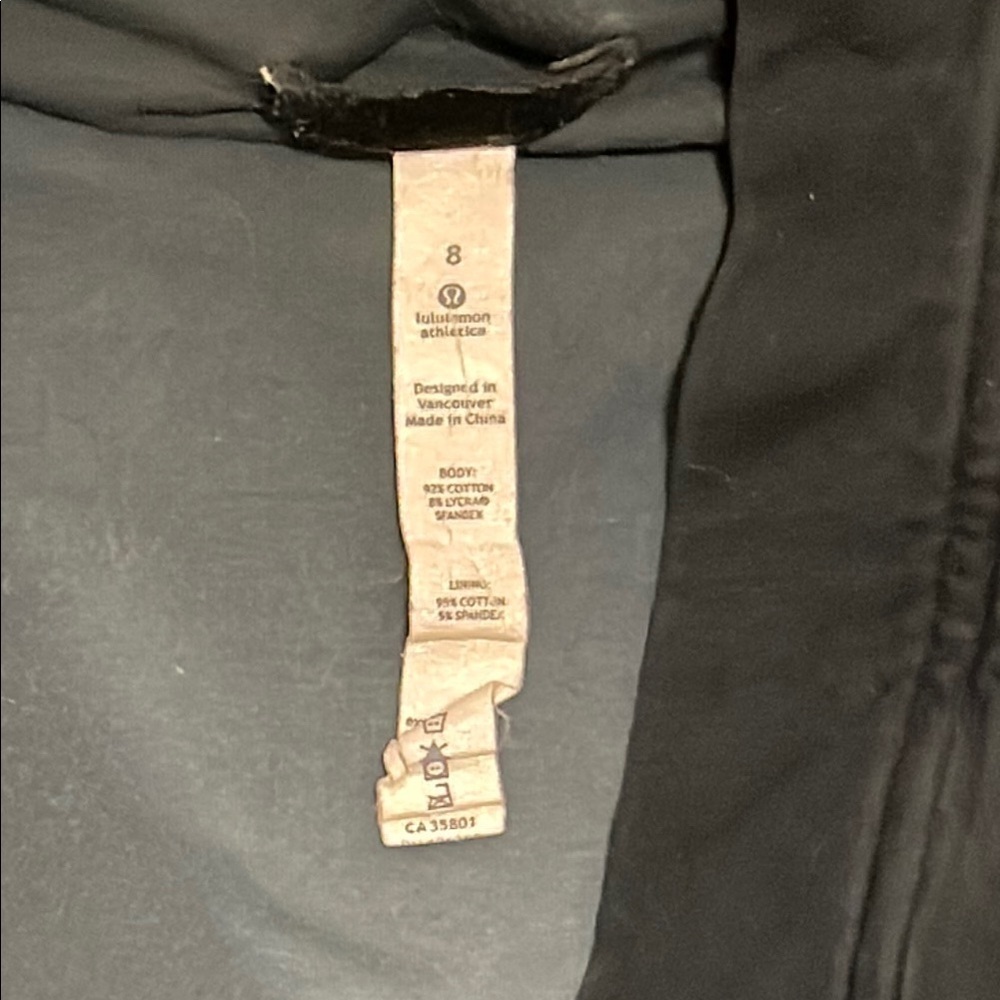 EC Lululemon Gratitude Wrap - Black - Size 8 - Picture 3 of 4